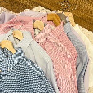 Men’s Charles Tyrwhitt / BR Dress shirts x 8